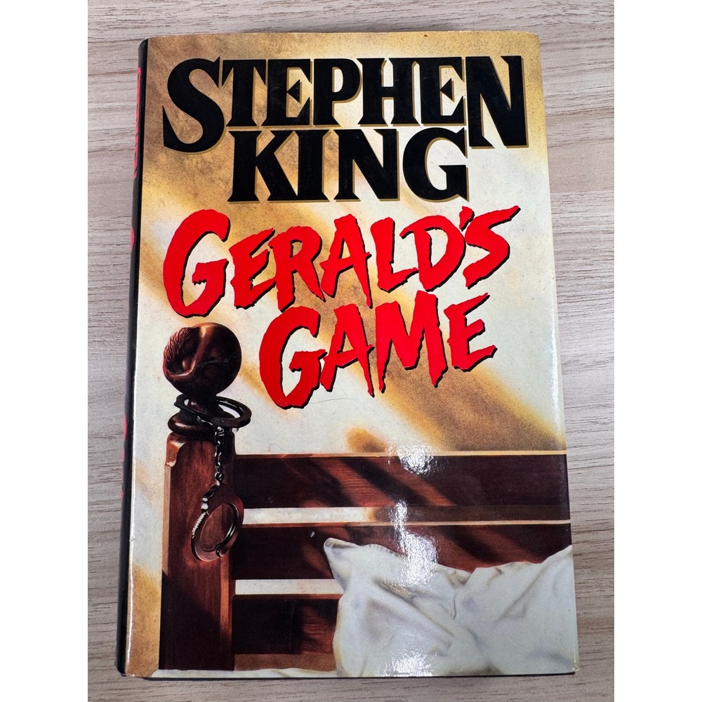 Stephen King Geralds‎ Game 1992 First Edition Hardcover Horror Novel Viking